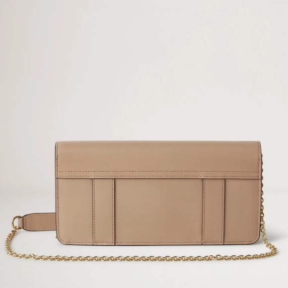 Mulberry 'East West Bayswater' in Maple Shiny Smooth Clutch - MSRP $885 - BNWT - Picture 4 of 5